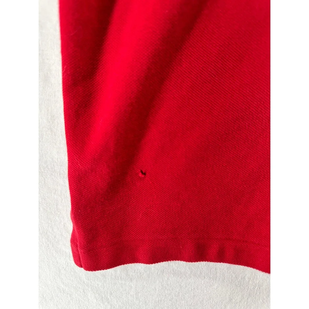 Polo Ralph Lauren Red Big Pony American Flag Polo Shirt XXL Custom Slim Fit